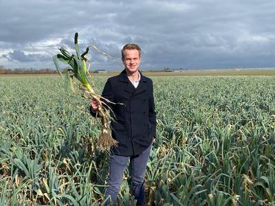 Wegens groot succes zaterdag weer: geredde prei, voor een eurootje de kilo