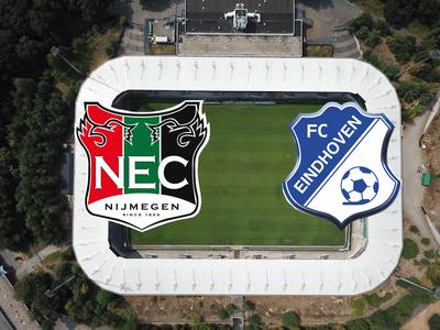 LIVE | Eindhoven maakt uit het niets gelijk tegen NEC in de Goffert