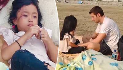 Belg redt meisje (5) in Indonesië: 'We klommen in een boom om aan de tsunami te ontsnappen'