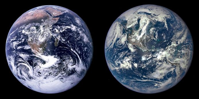 La Beauté De La Planète Terre La Nasa dévoile une photo inédite de la Terre | Sciences | 7sur7.be