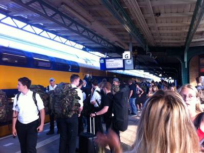 Problemen met treinverkeer in heel Nederland door hitte