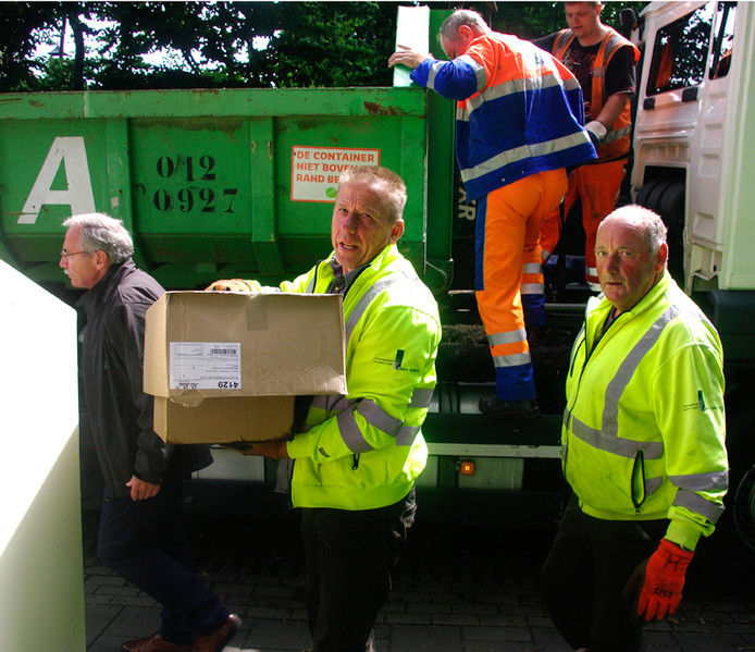 Het katje in Lierop werd in een doos opgevangen