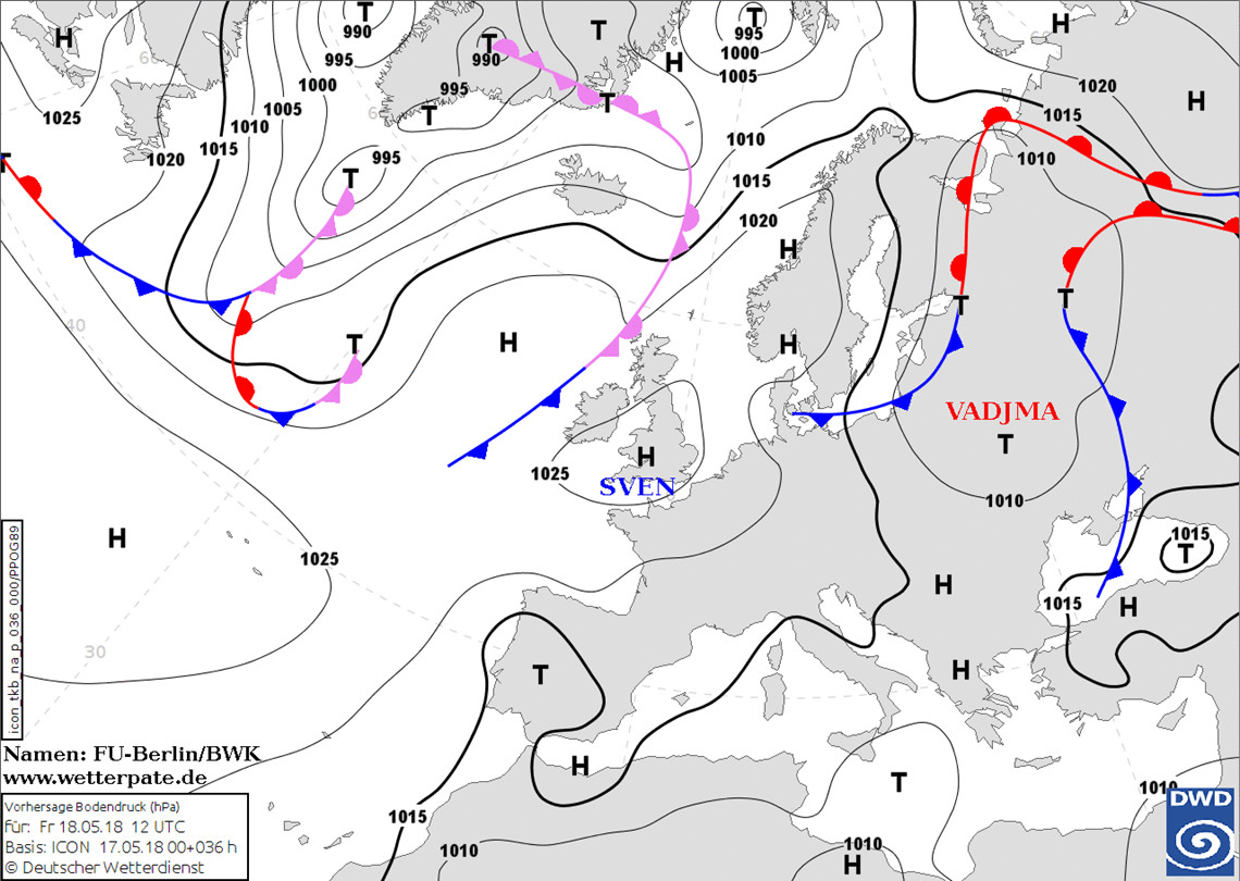 Afbeeldingsresultaat voor hogedrukgebied op de weerkaart