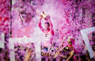 Dumoulin aanwezig bij presentatie Giro-parcours