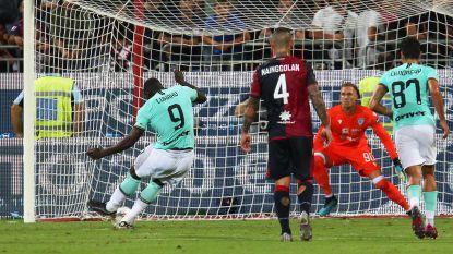 Lukaku negeert racistische geluiden en zet winnende penalty om bij het Cagliari van Nainggolan