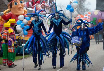 Twee grote carnavalsoptochten op korte afstand van elkaar