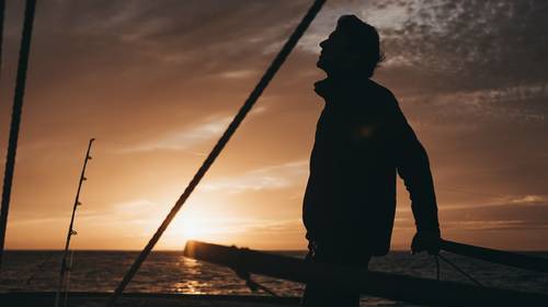 Leander (25) stak al liftend de Atlantische Oceaan over
