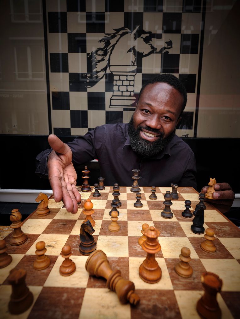 Jerry King Luther Afriyie. Beeld Mark Kohn