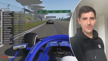 Thibaut Courtois (Red Bull) 15de in virtuele GP van China, die gewonnen wordt door Charles Leclerc