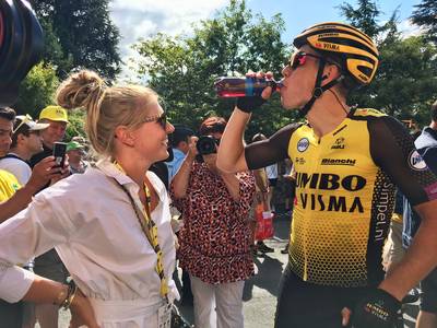 Van Aert hield zich in voor tijdrit: ‘Voel me nog zeer goed’