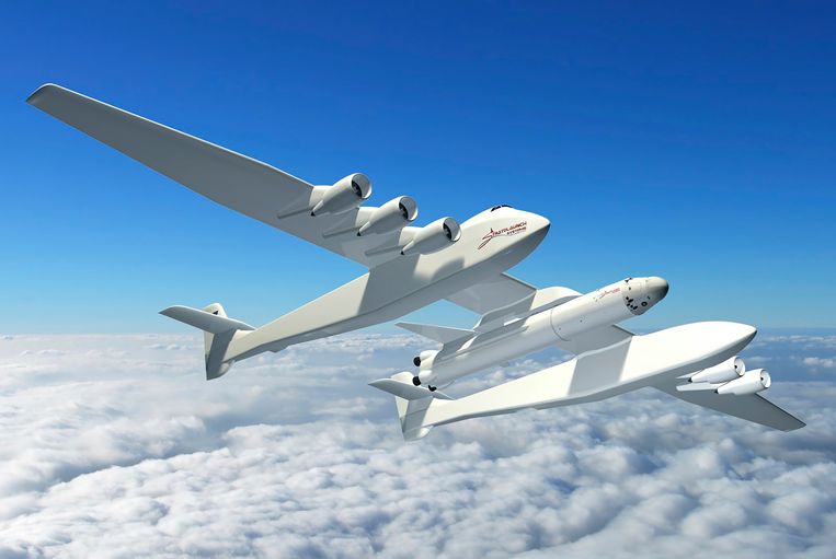 Het grootste vliegtuig heeft een spanwijdte van maar liefst 117 meter.