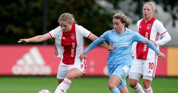 Ajax brengt PSV Vrouwen eerste eredivisienederlaag in anderhalf jaar toe - Eindhovens Dagblad