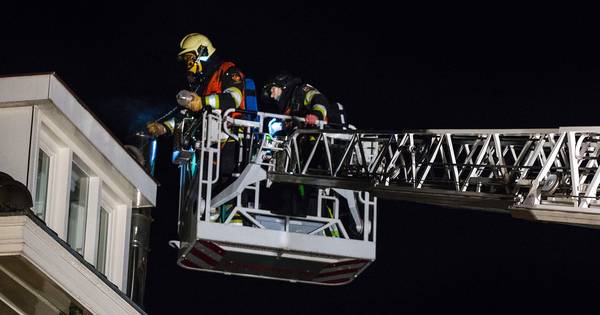 Schoorsteenbrand in woning Esch