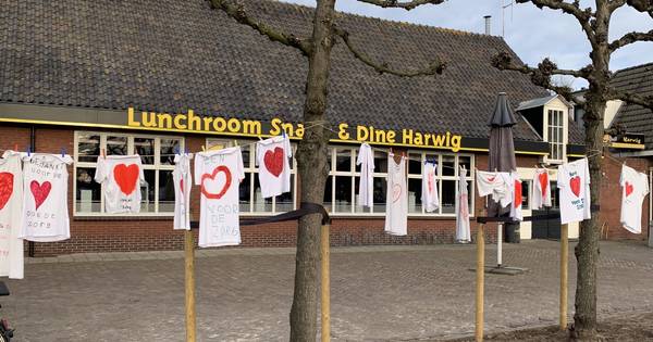 Inwoners Den Ham bedanken zorgmedewerkers voor hun inzet tijdens coronacrisis - Tubantia