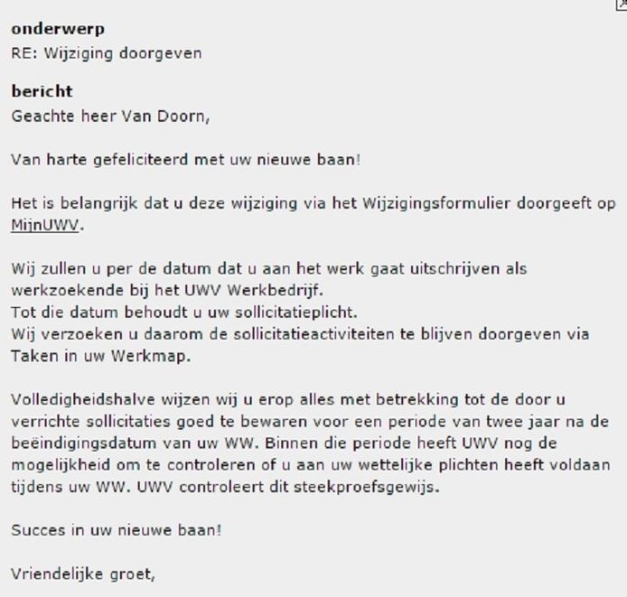Gefeliciteerd Met Uw Baan Maar U Moet Wel Blijven
