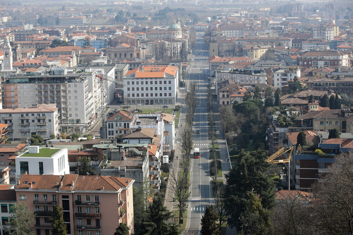 Bergamo is uitgestorven