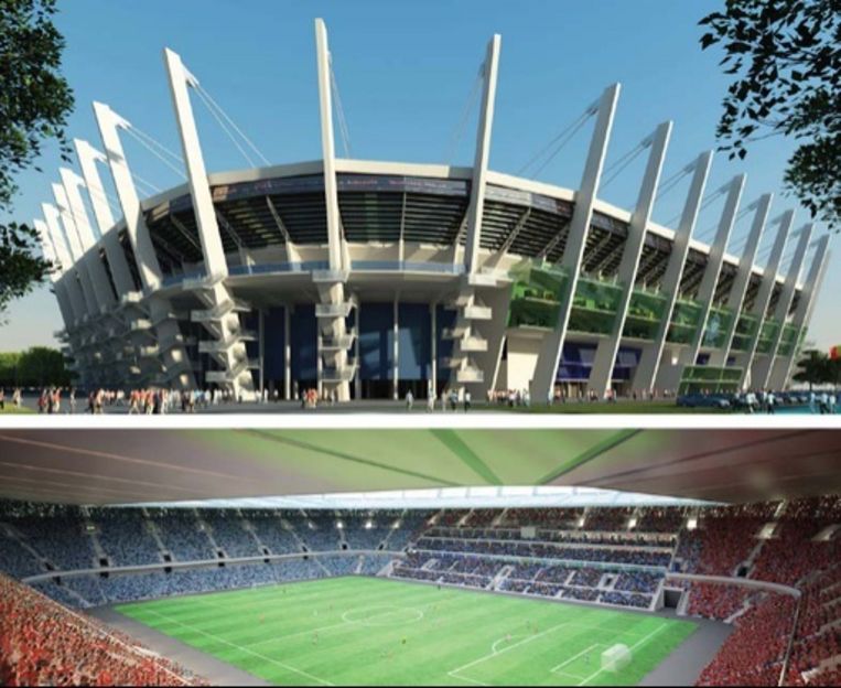 Genk stelt nieuw stadion van 44.000 plaatsen voor | De Morgen