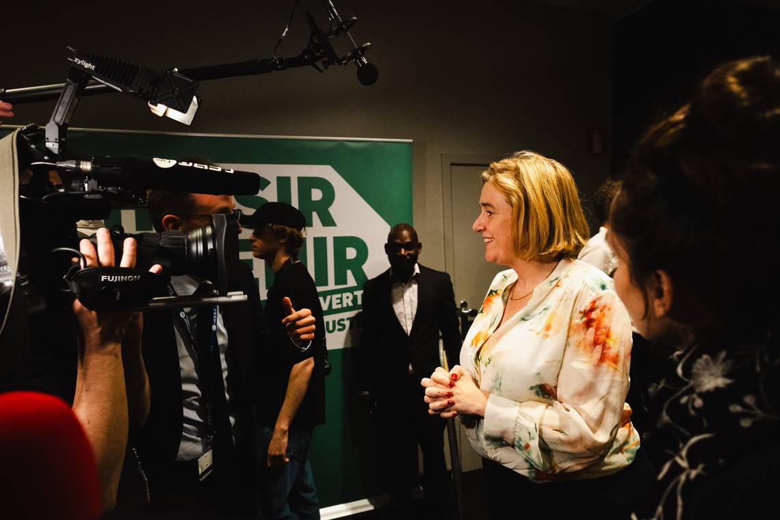 ‘We laten ons niet afdreigen’: Elke Van den Brandt (Groen) stopt als formateur in Brussel