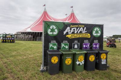 Gemeente Hof van Twente wil afvaleilanden voor schone(re) festivals
