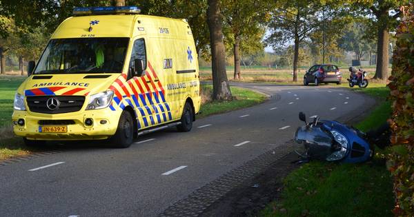 Motorrijder gewond na ongeluk in Galder