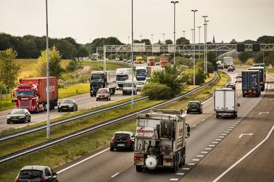 A58 nachtje dicht richting Tilburg tussen Sint Annabosch en afslag Gilze