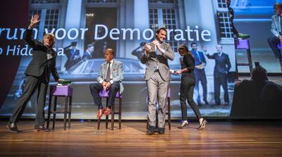 Sneer naar VVD, mopje Chopin en Johan Derksen: dit was het congres van Baudet en zijn FvD