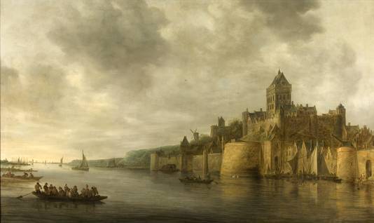 Nijmegen met de oorspronkelijke donjon.