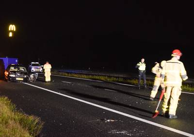 A18 bij Doetinchem afgesloten na ongeluk met spookrijder, geen gewonden