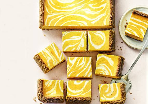 Marmercheesecake met speculaas en amandel