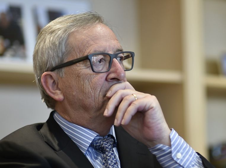 Commissievoorzitter Juncker. Beeld afp