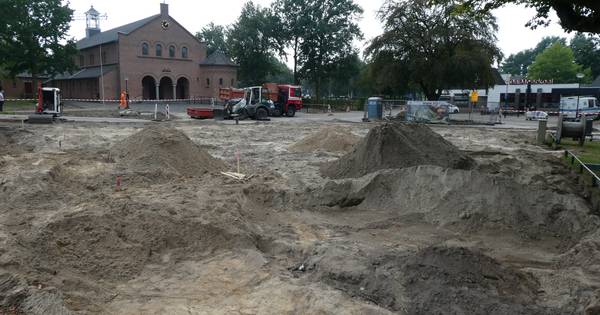 Plein bij Moerkoal Middelrode op de schop