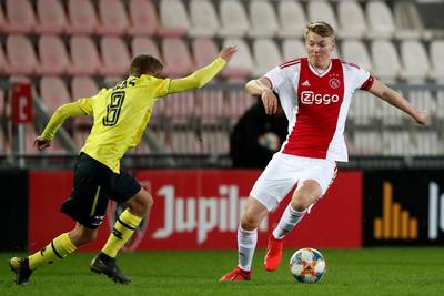 Jong Ajax en Jong AZ blijven steken op remise