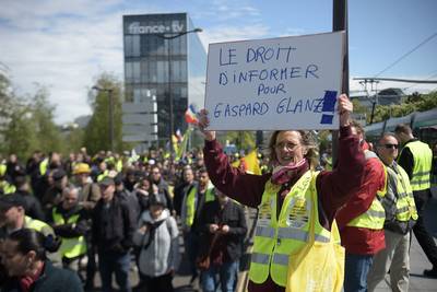 Gele hesjes opnieuw straat op: ’Protest tegen presidentiële blabla’