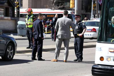 Politieagent staat oog in oog met 'schutter' Toronto, maar schiet niet