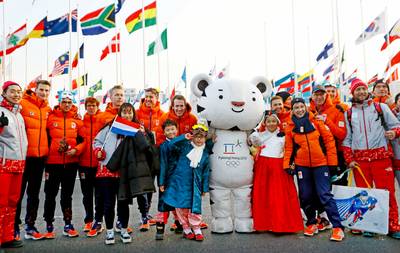 TeamNL officieel welkom geheten in olympisch dorp