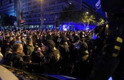 Duizenden extreemrechtse betogers de straat op in Chemnitz