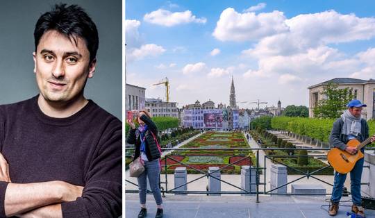 Brussel blijft een stad van passanten. Vele groepen lijken permanent op visite