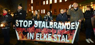 Protestactie in Buren: 'Nooit meer Knorhof'