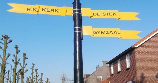 Landhorst lost problemen met verwijswimpels gewoon zelf op