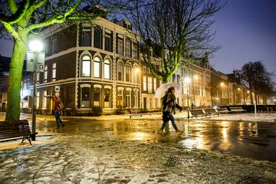 Code geel vanwege verraderlijk gladde wegen vanavond