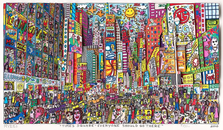 Popart-kunstenaar James Rizzi (61) plots overleden | Het ...