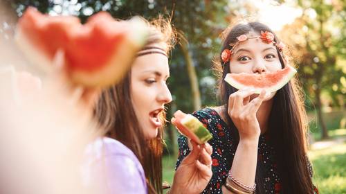 Ook de juiste voeding biedt verfrissing