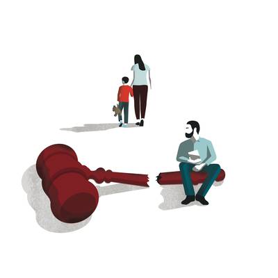 Wie helpt het kind, geplet tussen vechtende ouders?