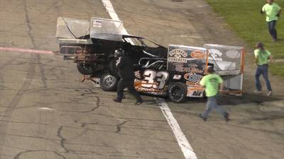 Crash op racebaan leidt tot knokpartij