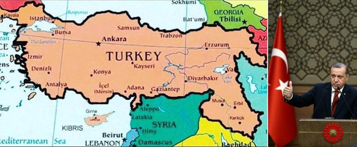 Verwonderend Erdogan droomt van gewezen landsgrenzen Ottomaanse Rijk | De Morgen RF-79