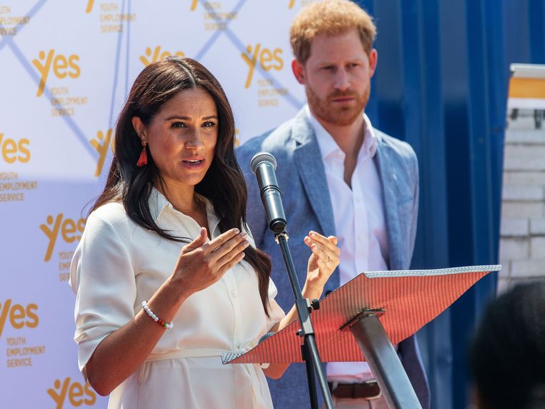 Meghan Markle en prins Harry. 