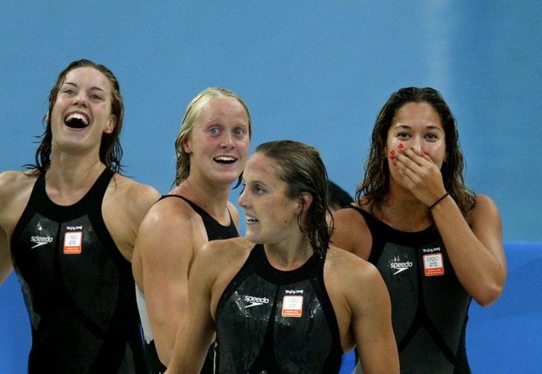 Goud Zwemsters Op 4x100 Vrij Het Parool