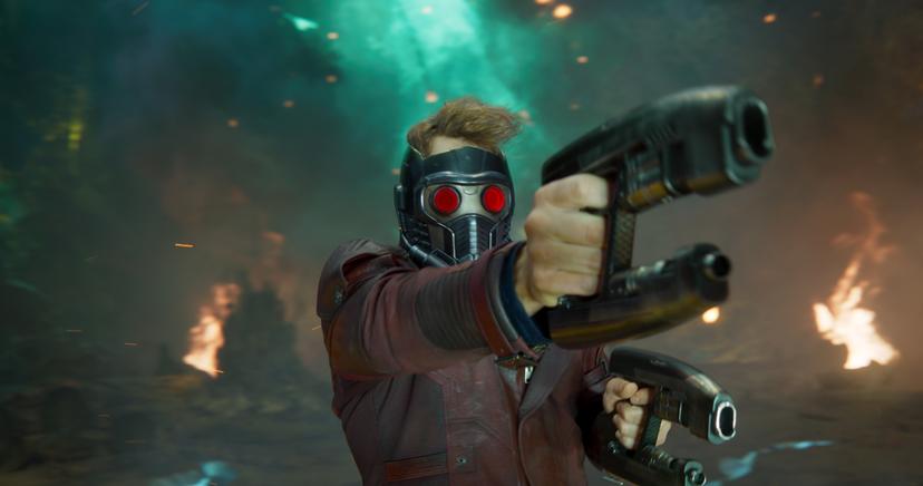 Chris Pratt als Star Lord in Guardians of the Galaxy Vol 2.