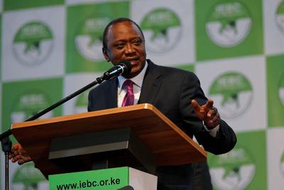 President Kenyatta wint verkiezingen Kenia