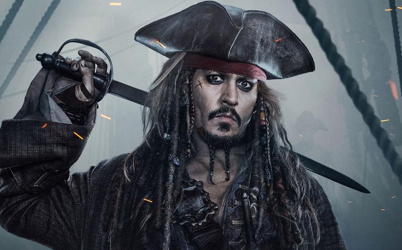 Johnny Depp als Jack Sparrow in Pirates of the Caribbean